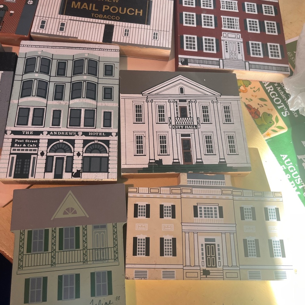 Decorative Wooden Building Blocks Set